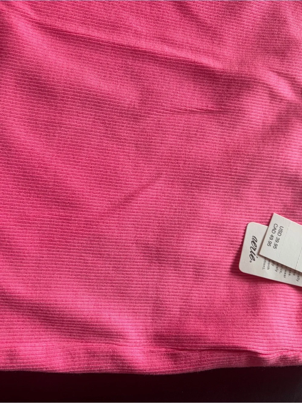 aerie Bright Pink Swim Skirt with Side Drawstring